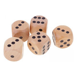 10 X 5 Piezas 3cm D6 Dados De Punteados Para Juguete Juegos