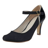 Zapatilla Been Class 9076gdch Mujer Color Negro Sc.