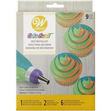 Color Swirl, Acoplador De Manga Pastelera De 3 Colores,...