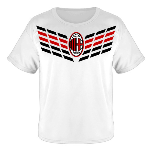 Remera Niño Deportiva Ac Milan Italia Club Futbol