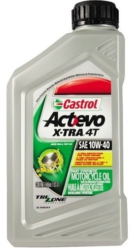 Aceite Moto Castrol Xtra 4 T Tiempos Semi Sintetico 10w 40