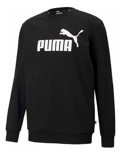 Buzo Puma Essentials Big Logo Sportstyle Hombre Moda Negro