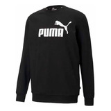 Buzo Puma Essentials Big Logo Sportstyle Hombre Moda Negro