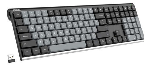 Teclado Inalambrico Mecanico Slim Recargable Arteck Gw28-3 