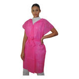 Camisola Descartável Tnt Rosa - 60 Unidades