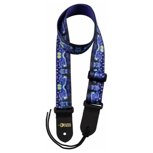 Luna Ukulele Starry Night Uke Strap, Strap Luna Uke Str Eeb