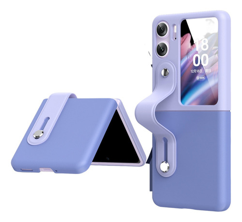 Match Color Phone Case Para Oppo Find N2 Flip