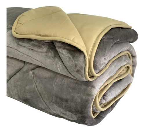 Acolchado Velvet Simil Plumon Ecologico King Size