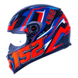 Capacete Ls2 Ff358 Veloxer Laranja Azul Cor Orange Desenho Classic Veloxer Tamanho Do Capacete S/p (55/56)