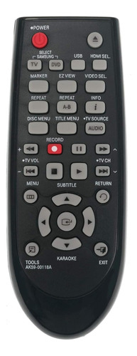 Control Remoto Ak59-00118a De Samsung Dvd Player Dvd-d530k