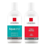 Kit Aqua Shot Loción Micelar + Loción De Hierbas Lidherma 