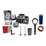 Kit Cilindro Guias Valvulas Biela Honda Cg Titan 150 Mahle