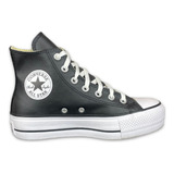 Tênis All Star Plataforma Cano Alto De Couro Chuck Taylor