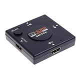 Switch Video Audio Compatible Con Hdmi 3 Entradas