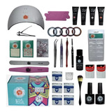 Kit De Acrigel Full Wish Lampara Led Mc Nails