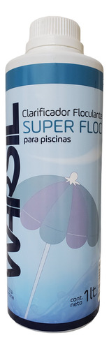 Clarificador Floculante Super Floc Para Piscinas X 1 Lt