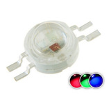 Led Rgb 3w (3*3w) 4 Pinos - 20 Unidades