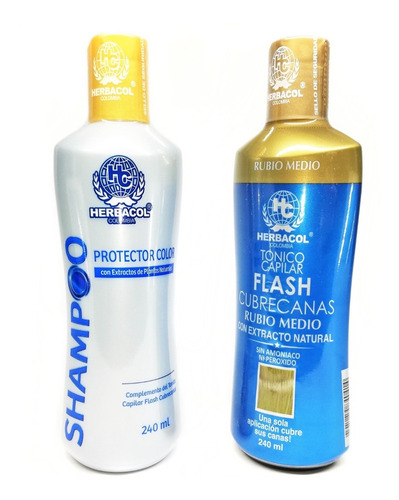 Cubre Canas + Shampoo Protector Color Herbacol