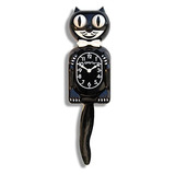 Kit-cat Klock® - Reloj De Gato Negro Clásico.