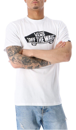 Remera Vans Otw - Logo Blanca Original Nueva !!