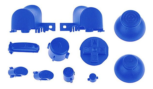 Set Botones Color Azul Solido Para Gamecube