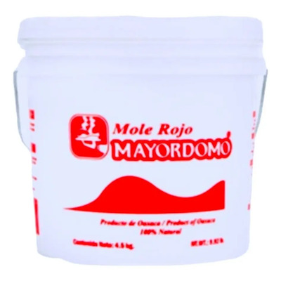 Mole Rojo Mayordomo Cubeta De 4.5 Kg 100% Oaxaqueño | Envío gratis
