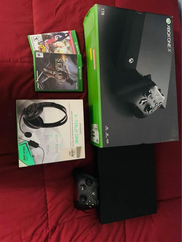  Xbox One X 1tb (5 Juegos Fisicos Y Headset.)