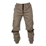 Jogger Pantalon Y Bermuda  ¡doble Uso!