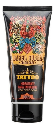 Color Care Hidratante De Tatuagens Filtro Solar Barba Rubra