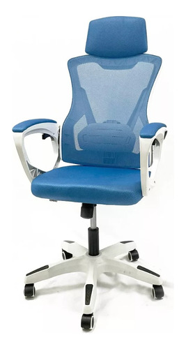 Silla De Oficina Ergonomica Con Soporte Lumbar Ajustable