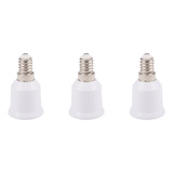 3 Adaptadores E14 A E26 E27 Para Lámpara Tipo Candelabro, E1