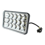 Par De Faros Led 4x6 Pulgadas 15 Led Alta Y Baja Conector H4