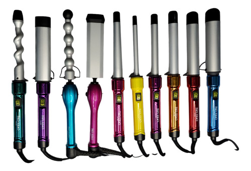 Kit De 10 Ferros Curlipops Bed Head Tigi De Tourmalina