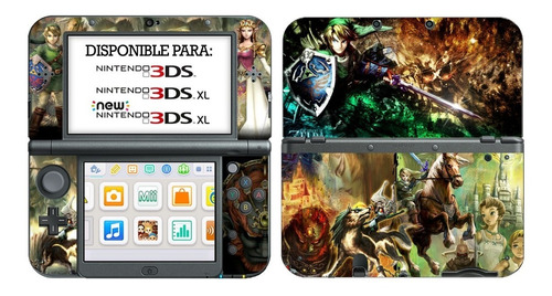 Skin New3ds Xl Zelda Twilight New Nintendo 3ds Xl Vinilo