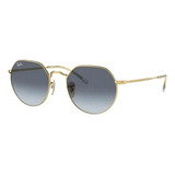 Gafas De Sol Ray Ban Jack Rb3565 001/86 53, Color Dorado