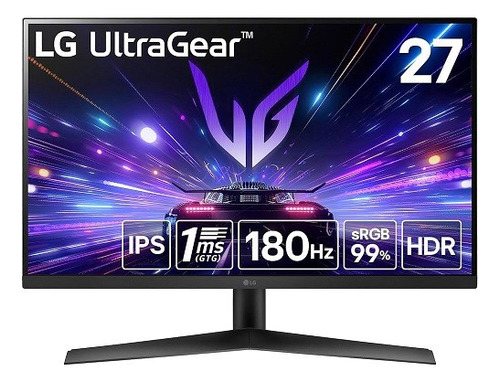 Monitor LG 27  Gamer Ultragear Ips 1920 1ms 180hz 27gs60f-b