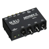 Rollos Mx51s Mini Mix Ii Mezclador Con Entradas Rca De 2 14