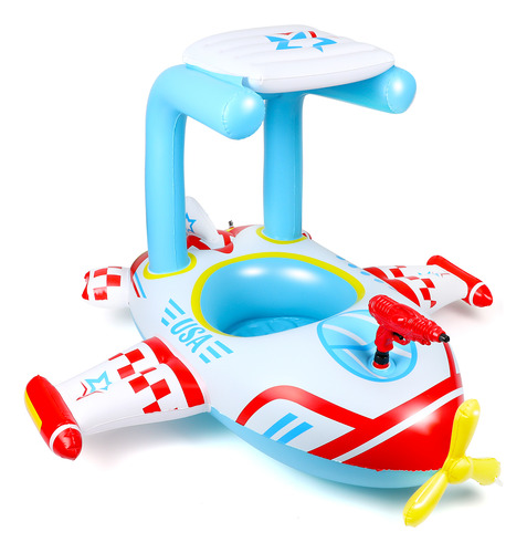 Flotador De Piscina Unomor Airplane Para Bebés