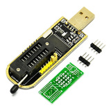 Programador Gravador Eprom Usb Ch341a Flash Spi Bios Ch341