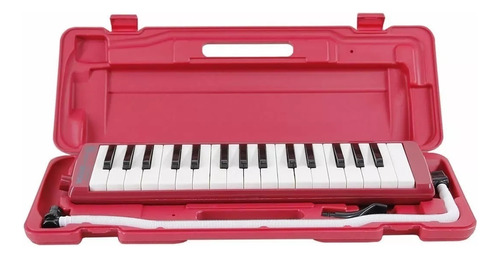 Pianica Melodica Hohner Student 32 Roja Estuche Boquilla Cuo