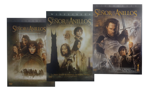 Películas 3 Dvd El Señor De Los Anillos Trilogía Boxset
