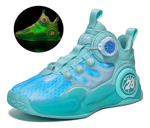 Zapatos De Baloncesto Para Niños Y Niñas Fluorescentes