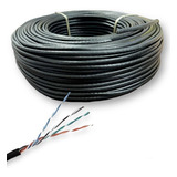 Cable Utp Cat 5e 50 Mts 100% Cobre Redes Cctv Ext