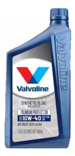 Aceite Valvoline Premium Protection 10w40 1l - Semisintetico