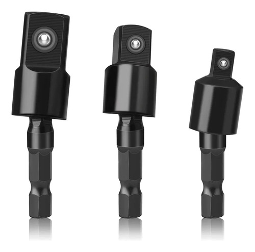 Adaptadores De Dados Para Taladro Rotación 360° Set 3 Piezas