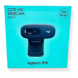 Webcam Logitech C270 Hd 720p 30fps Video 3mp C/ Microfone