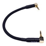 Cable De Audio Corto Para Audiófilos Cess068, 35 Mm, Trs, De