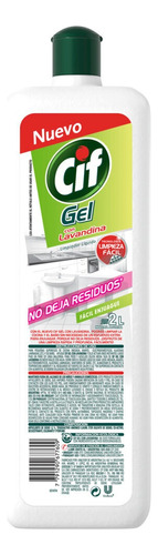 Limpiador Cif Gel Con Lavandina En Gel 2l