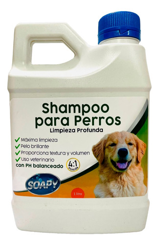 Shampoo Perro Limpieza Profunda 1 Litro   Rinde 5 Litros 