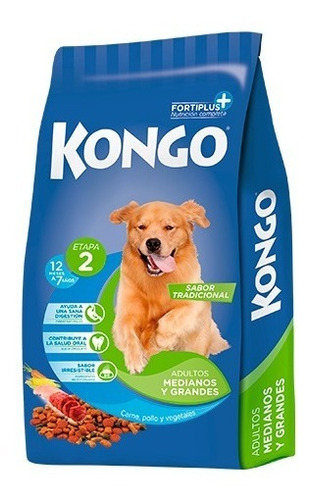 Kongo Perro Med Y Gde Tradicional X 20 Kg